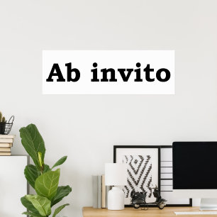 Ab invito poster