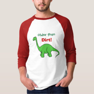 AB, lustiges älteres als Schmutz-Dinosaurier-T - T-Shirt
