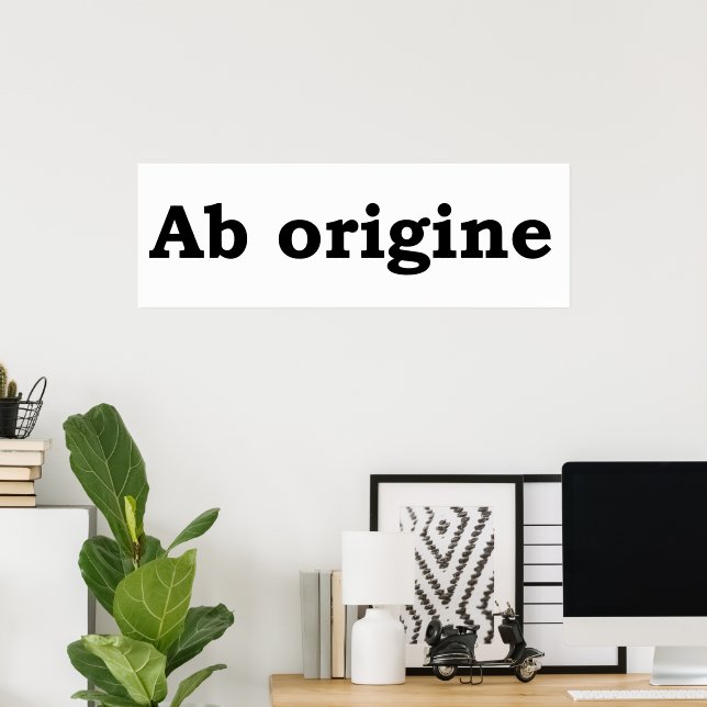 Ab origine poster (Heimbüro)