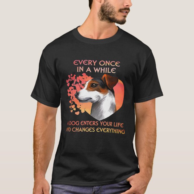 Ab und zu bekommt ein Hund Jack Russell Te T-Shirt (Vorderseite)