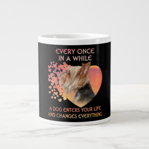 Ab und zu betritt ein Hund Yorkshire Lover Jumbo-Tasse