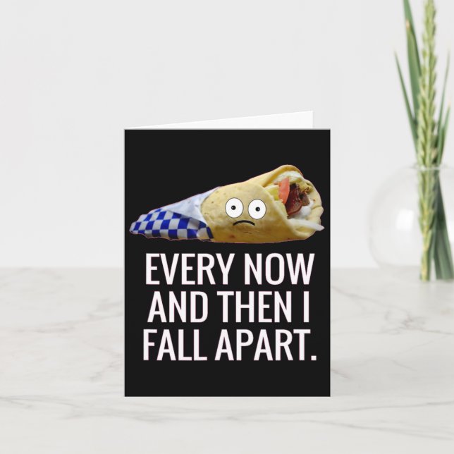 Ab und zu bin ich dann von Gyro Griechischer Fun F Karte (Vorderseite)