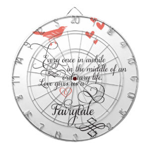 Ab und zu in einem normalen Leben. Dartscheibe