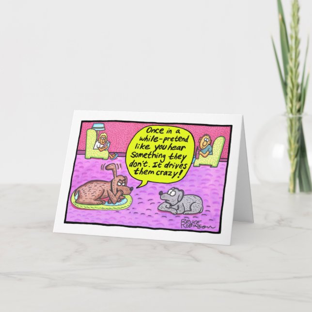 Ab und zu so tun, als höre man etwas.. karte (Vorderseite)