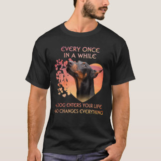 Ab und zu tritt ein Doberman Pinscher auf Y T-Shirt