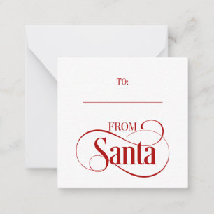 Ab Weihnachtsfeiertag Mini-Karte Mitteilungskarte