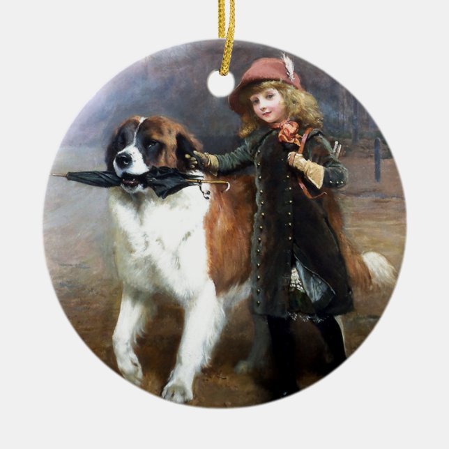 Ab zur Schule Keramik Ornament (Vorne)