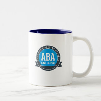 ABA English zerteilt Zweifarbige Tasse
