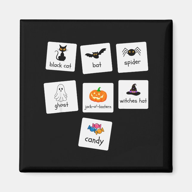 Aba Halloween Special Education Teacher Behavior Y Magnet (Vorne)