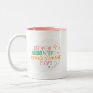 ABA-Tasse, Verhaltensanalyse-Tasse, ABA-Geschenk Zweifarbige Tasse