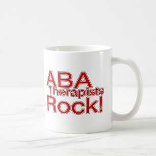 ABA-Therapeut-Felsen (rot) Tasse