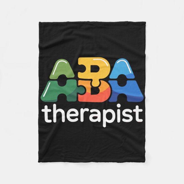 Aba-Therapie Angewandte Verhaltensanalyse-Analyst  Fleecedecke (Vorderseite)