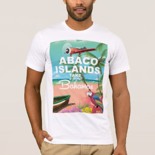 Abaco-Inseln Urlaubsposter T-Shirt