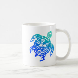 Abaco-Stammesmeeresschildkröte Bahamas Strandurlau Kaffeetasse