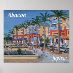 Abacoa Jupiter Town Center Poster