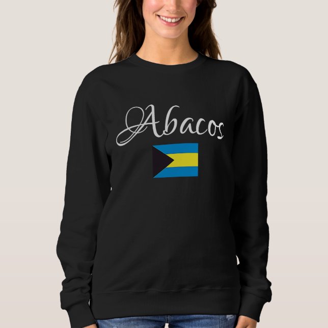 Abacos, National Flag of the Bahamas 1 Sweatshirt (Vorderseite)