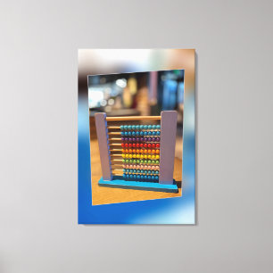 Abacus erster Computer Leinwanddruck