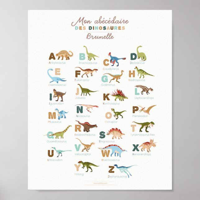 Abadeus Dinosaures Poster (Vorne)