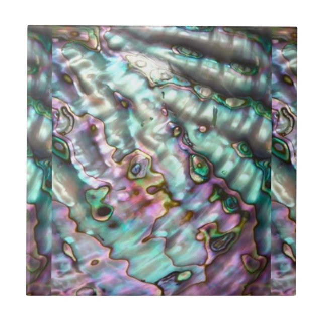 Abalone-Druck Keramikfliese / Untersetzer (Vorderseite)