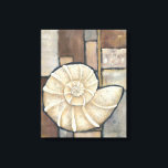 Abalone-Muschel Leinwanddruck<br><div class="desc">Charikilia Zarris ist eine talentierte Künstlerin,  die für ihr Meereskunstwerk bekannt ist. Ihre Bilder sind friedlich und beruhigend und entspannen Sie mit jedem Bild. Dieses Wasserkunstwerk mit einer Abalone-Muschel,  die das Zentrum von allen bildet,  ist von Fliesen und einem schönen Farbschema umgeben.</div>