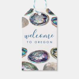 Abalone Muschel Willkommen bei Oregon Wedding Geschenkanhänger