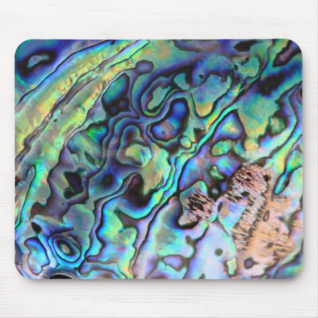 Abalone paua Muschel mousepad (Vorne)