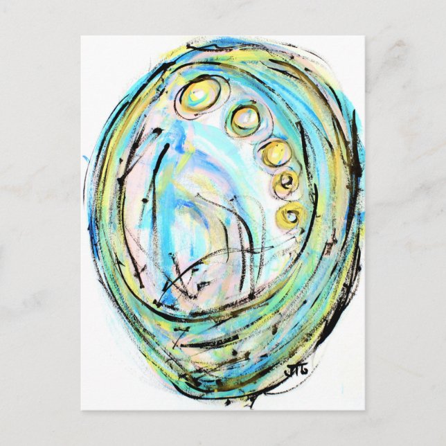 ‚Abalone‘ Postkarte (Vorderseite)