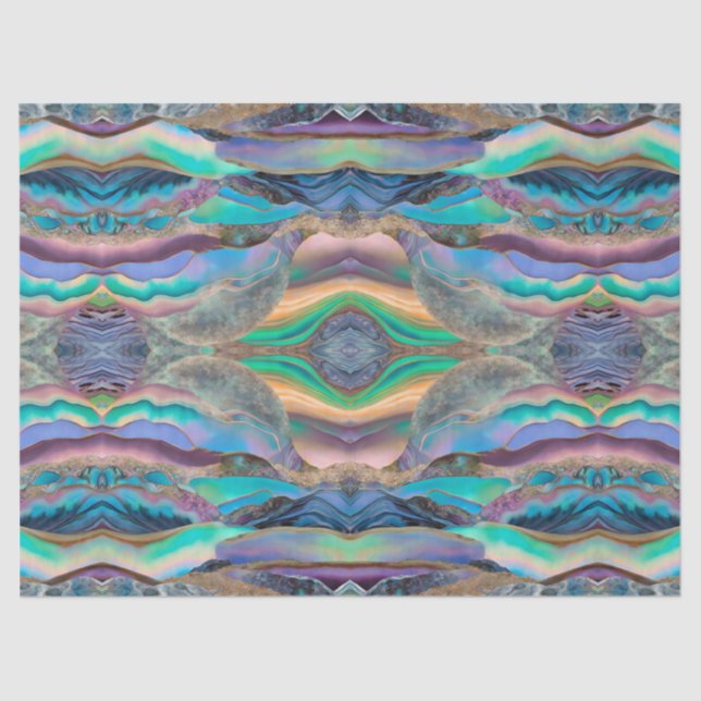 Abalone Waves Dekoupage Tissue Craft Seidenpapier (Vorderseite)