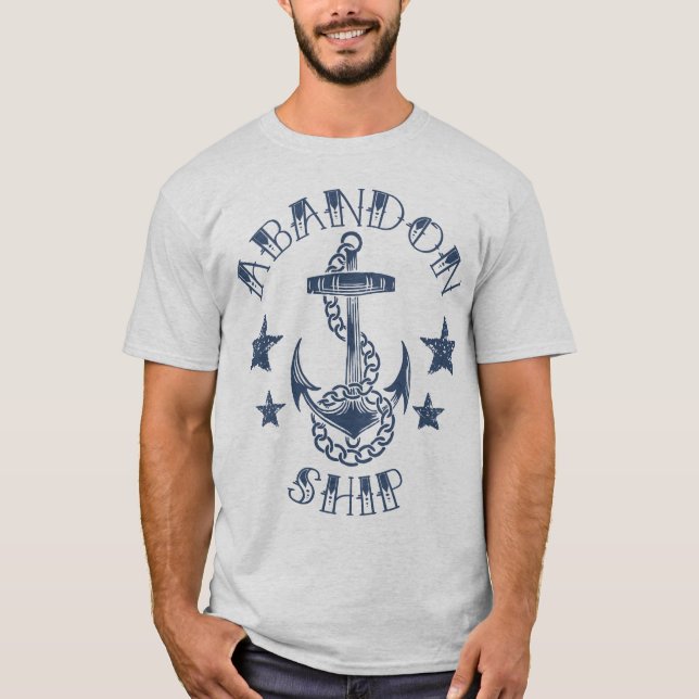 Abandon Ship Tshirt (Vorderseite)