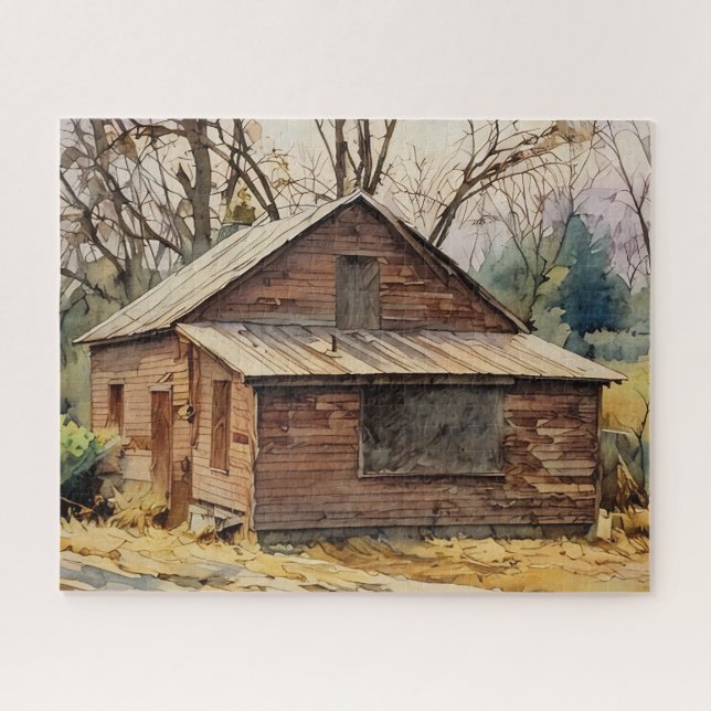 Abandoned Cabin Puzzle (Horizontal)