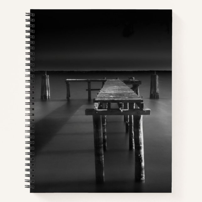 Abandoned Dock at Lake Monroe Notizbuch (Vorderseite)
