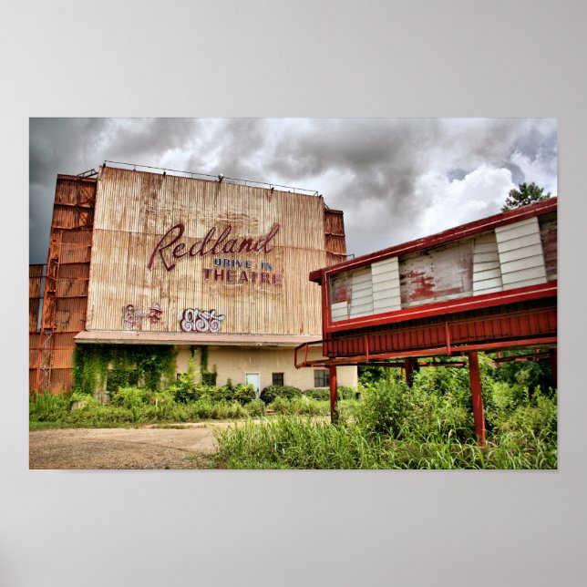 Abandoned Drive in Movie Theater Poster (Vorne)