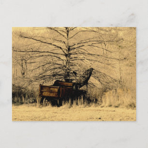 Abandoned Dump Truck Postkarte