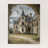 Abandoned Fantasy French Chateau in Ruins