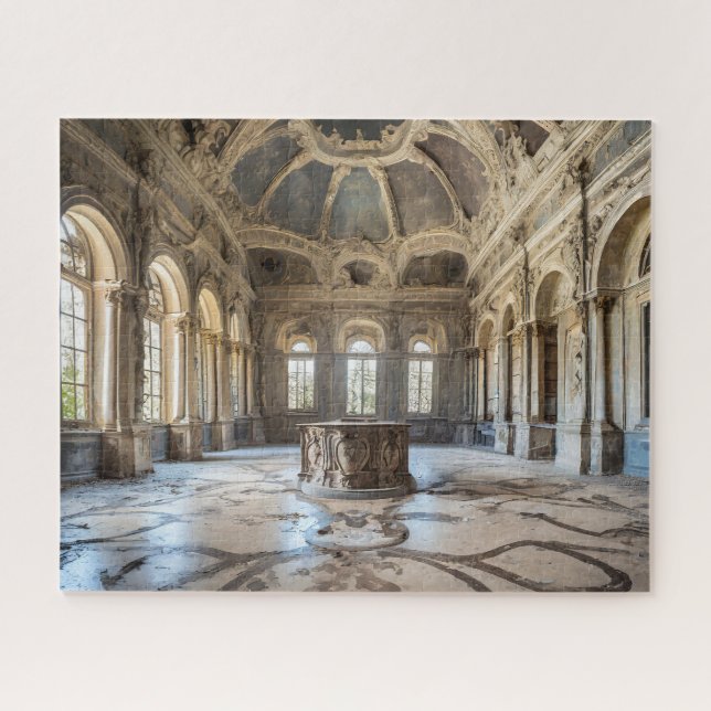 Abandoned Fantasy Grand Ballroom in Decke Puzzle (Horizontal)