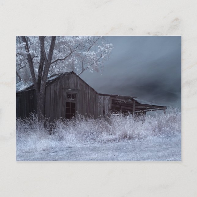 Abandoned Gebäude Postkarte (Vorderseite)