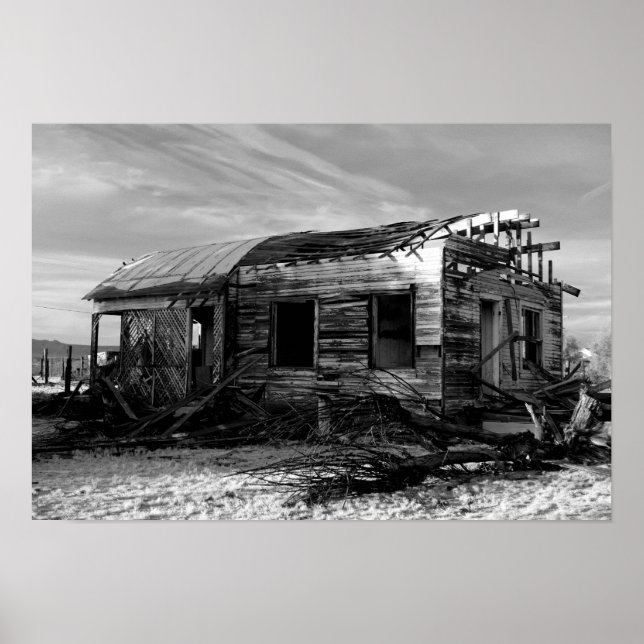 Abandoned House in Kelso California Poster (Vorne)