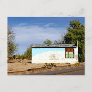 Abandoned House in Kelso California Postkarte