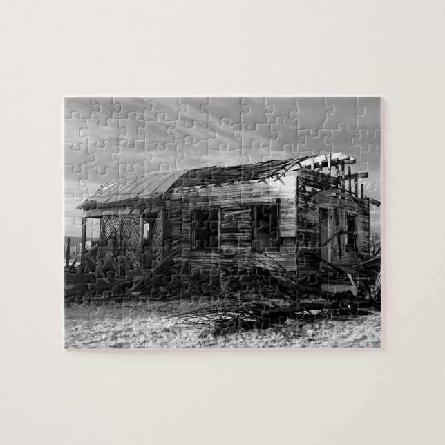 Abandoned House in Kelso California Puzzle (Horizontal)