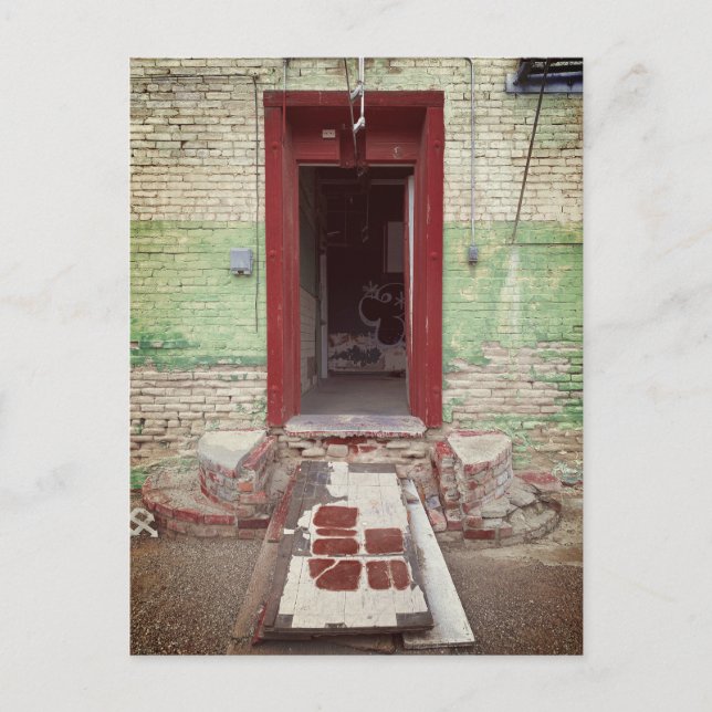 Abandoned House in Maricopa California Postkarte (Vorderseite)