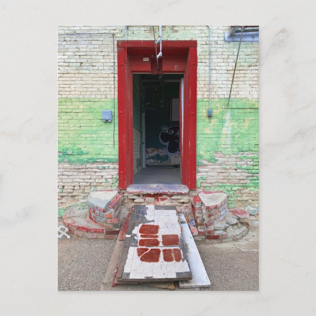 Abandoned House in Maricopa California Postkarte (Vorderseite)