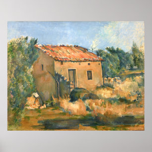 Abandoned House near Aix Paul Cezanne Poster