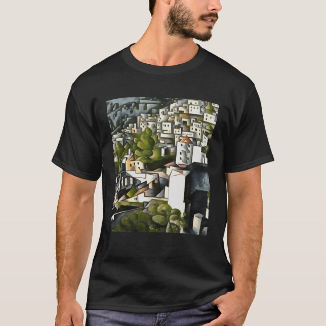 Abandoned Houses Of Kayakoy Abstract T-Shirt (Vorderseite)