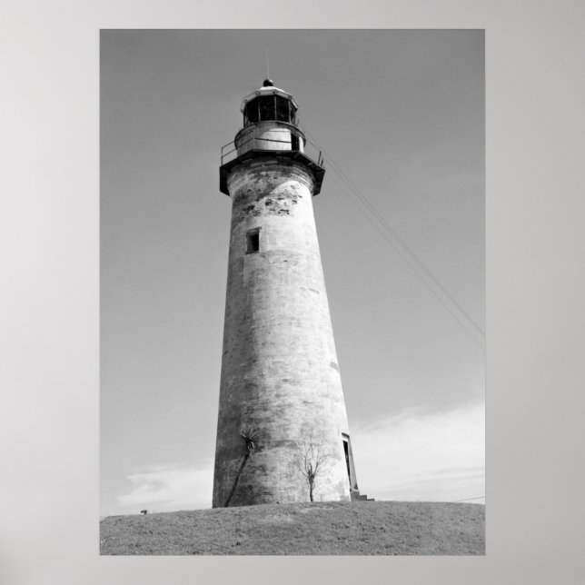 Abandoned Lighthouse, Port Isabel, Texas, 1942 Poster (Vorne)