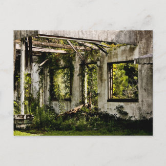 Abandoned motel old Florida Postkarte