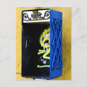 Abandoned Phone Booth Postkarte