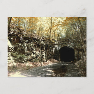 Abandoned RR Tunnel #1 Postcard Postkarte
