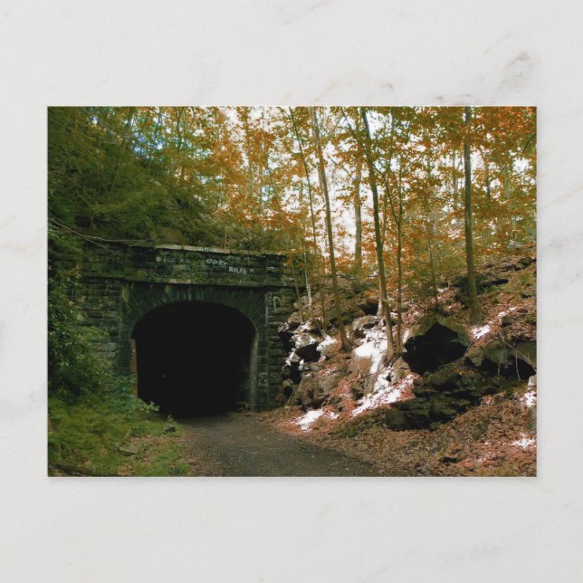 Abandoned RR Tunnel #2 Postcard Postkarte (Vorderseite)
