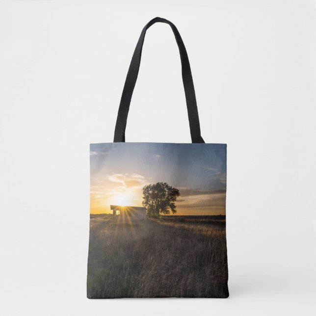 Abandoned Shed Colorado Sunset Tote Bag (Vorderseite)