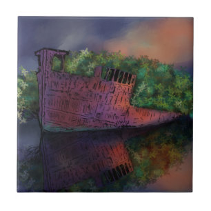 Abandoned SS Ayrfield Keramik Tile Fliese